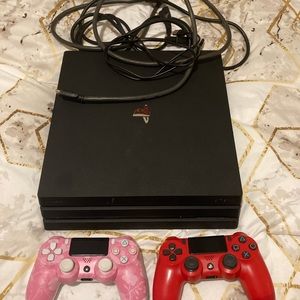 PS4 with controllers no trades need the cash thank you and have a blessed day.
